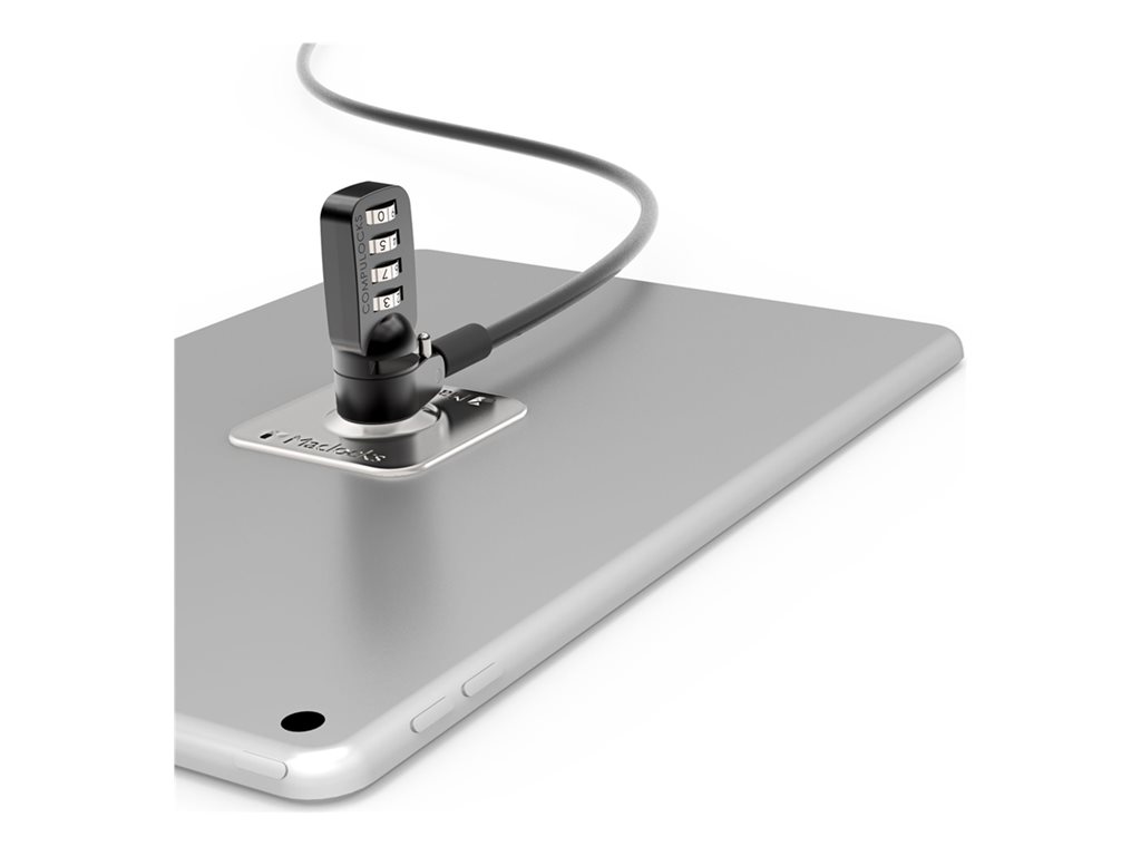 Compulocks Universal Tablet Lock with Combination Cable Lock - Sicherheitskit für Tablet, Telefon